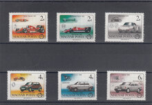 Hungary 1986. Centenary of Motor Car SG 3701-3706 MNH