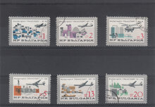 Bulgaria 1965. Bulgarian Civil Aviation SG 1572-1577 USED