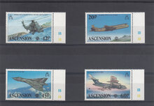 Ascension 1983. Bicentenary of Manned Flight SG 341-344 MNH