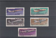 Russia 1965. Soviet Civil Aviation SG 3233-3237 USED