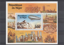 Niger 1976. Air. 75th Anniv of Zeppelin Airships SG MS 629 USED