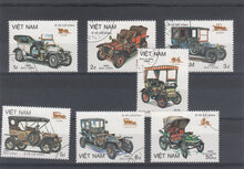 Vietnam 1984. Motor Cars SG 743-749 USED