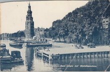 AMSTERDAM - Oude-Schans met Montelbaanstoren