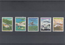 Papua New Guinea 1981. Mission Aviation SG 412-416 MNH