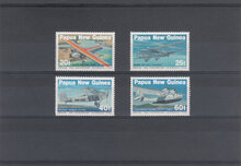 Papua New Guinea 1984. 50th Anniv of First Airmail Australia- Papua New Guinea SG 478-481 MNH