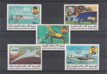 Mauritania 1977. History of Aviation SG 554-557 MNH