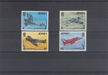 Jersey 1975. 50th Anniv of Royal Air Force Association SG 133-136 MNH