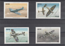 Nevis 1986. 50th Anniv of Spitfire SG 372-375 MNH