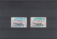 Norfolk Islands 1968. 21st Anniv of QANTAS Air Service, Sydney-Norfolk SG 96-97 MNH