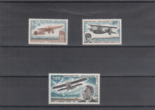 Madagascar 1967. History of Malagasy Aviation SG 131-132 MNH