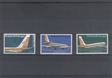 Trinidad & Tobago 1975. 35th Anniv of British West Indian Airways SG 461-463 MNH