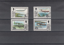 Solomon Islands 1976. 50th Anniv of First Flight to Solomon Is. SG 330-333 USED