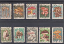 Romania 1958. Mushrooms SG 2583-2592 USED