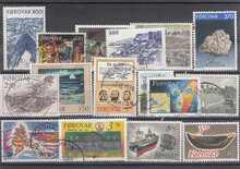 Faroe Islands lot of 16 stamps USED