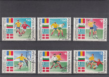 Romania 1990. World Cup Football Championship, Italy SG 5269-5274 USED