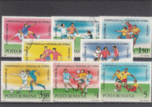 Romania 1990. World Cup Football Championship, Italy SG 5276-5283 USED