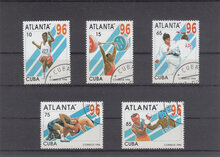 Cuba 1996. Olympic Games, Atlanta SG 4052-4056 USED