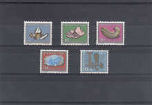 Switzerland 1960. Pro Patria. Minerals SG 636-640 MNH