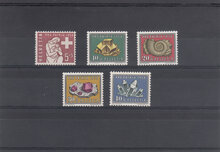 Switzerland 1958. Pro Patria. Minerals SG 591-595 MN