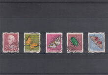 Switzerland 1957. Children's Fund. Insects SG J167-171 USED