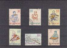 Romania 1961. Musicians SG 2876-2881 USED