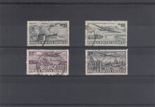 Poland 1952. Air. Aeroplanes and views SG 738-741 USED