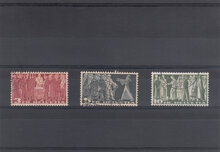 Switzerlands 1938. Parliament SG 388-390 USED