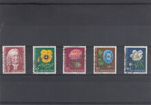 Switzerland 1958. Children's Fund. Flowers SG J172-176 USED