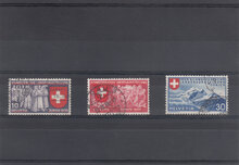 Switzerlands 1939. National Exhibition, Zurich SG 391G-393G USED