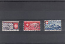 Switzerlands 1939. National Exhibition, Zurich SG 391G-393G USED