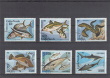 Cape Verde 1980. Marine Life SG 486-491 USED