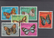 Panama 1968. Butterflies USED