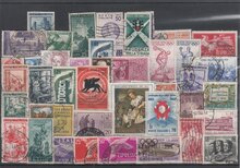 Italy 40 Different Stamps Lot