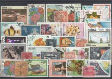 Cuba 35 Different Stamps Lot