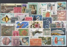 Cuba 35 Different Stamps Lot