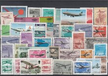 Aviation 40 Different Stamps Lot