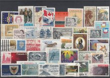 Canada 40 Different Stamps Lot