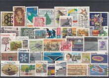 Canada 40 Different Stamps Lot