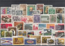 Canada 40 Different Stamps Lot