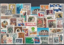 Canada 42 Different Stamps Lot