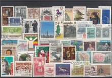 Canada 41 Different Stamps Lot