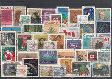 Canada 41 Different Stamps Lot