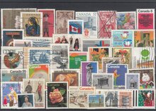 Canada 41 Different Stamps Lot