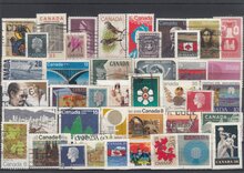 Canada 41 Different Stamps Lot