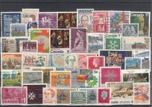 Canada 42 Different Stamps Lot