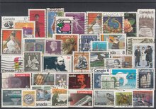 Canada 42 Different Stamps Lot