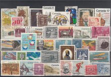 Canada 40 Different Stamps Lot