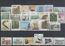 Aland 25 Different Stamps Lot