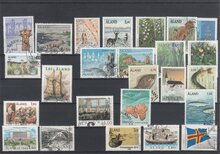 Aland 25 Different Stamps Lot