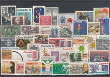 Canada 40 Different Stamps Lot